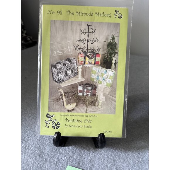 No. 93 The Miranda Mailbag Sewing Pattern Boutique Chic by Serendipity Studio DI - Picture 5 of 6